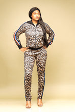 Load image into Gallery viewer, leopard track suit
