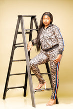 Load image into Gallery viewer, leopard track suit
