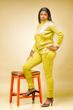 Load image into Gallery viewer, yellow track suit
