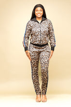 Load image into Gallery viewer, leopard track suit
