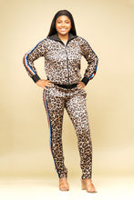 Load image into Gallery viewer, leopard track suit
