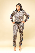 Load image into Gallery viewer, leopard track suit
