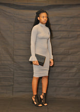 Load image into Gallery viewer, Bodycon Dress with Turtleneck
